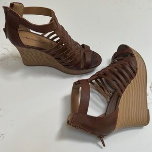 American eagle wedges. Cute summer style.